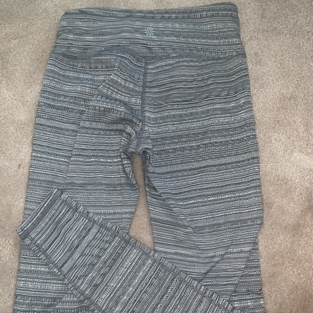 Athleta High Rise Jacquard Chaturanga 7/8 Tight